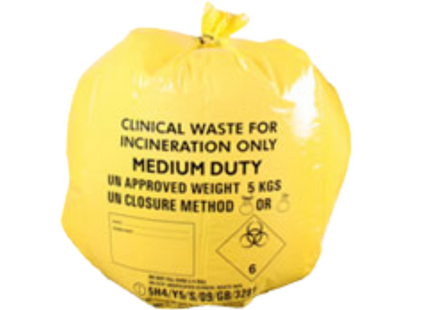 Clinical waste bags